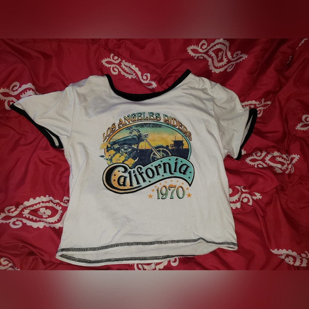 California riders crop top